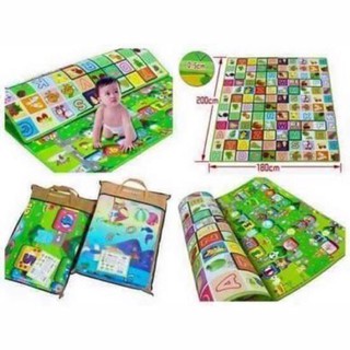 Thảm chơi 2 mặt cho bé mabosi cao cấp 2m x2m2 (Gía sỉ)