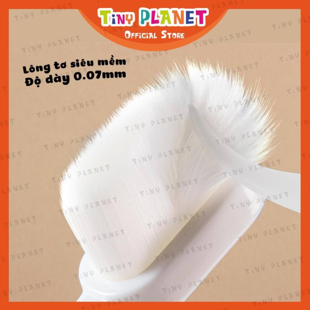 (quà tặng) (BC15075)]Bàn chải đánh răng lông cotton siêu mềm cho bé từ 2 tuổi Mini Soft PK Tkutrang