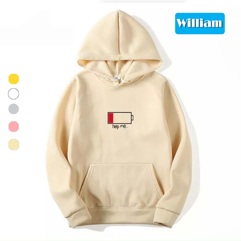 [FREESHIP_50K] Áo hoodie nam nữ nỉ ngoại in hình William - DS77, chất nỉ bông dày dặn, nón 2 lớp, thích hợp làm áo cặp | WebRaoVat - webraovat.net.vn