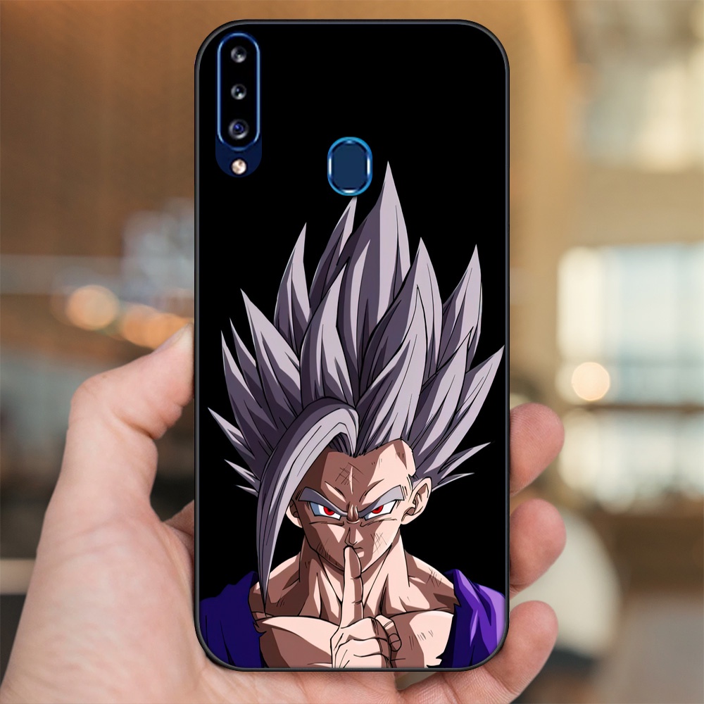 Ốp lưng Samsung A20S viền đen in hình Gohan Dragon Ball