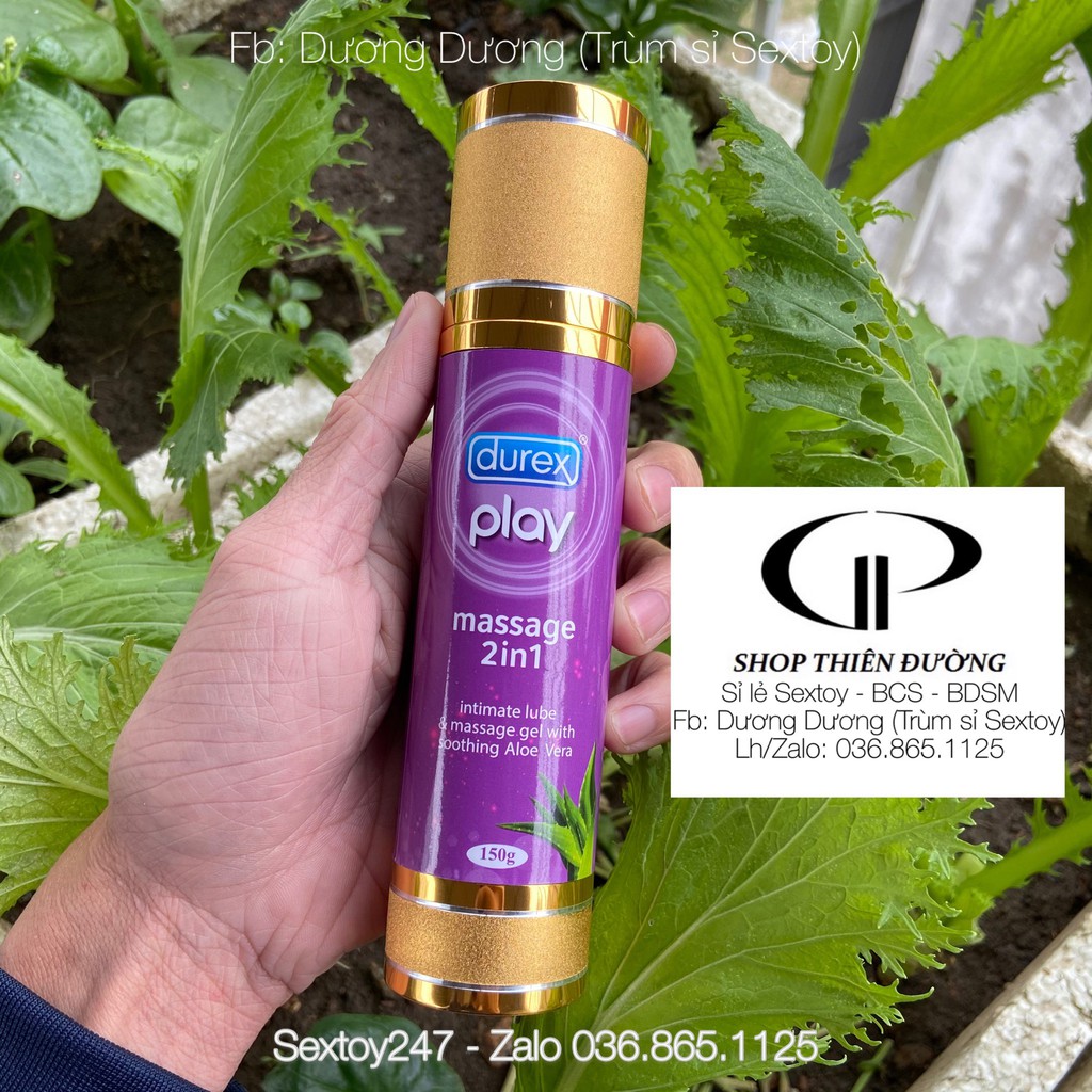 Gel Bôi Trơn Massage Durex Play 2in1 150ml Cao Cấp