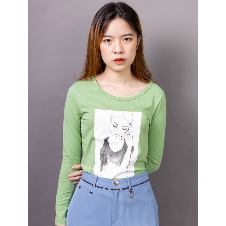 Áo thun dài tay Emspo ATL0184 (Hồng , Xanh)