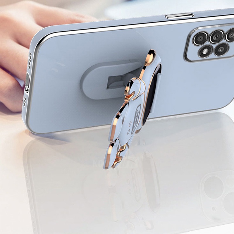 Ốp điện thoại silicon mềm Koosuk có chân đỡ hình phi hành gia dành cho SAMSUNG GALAXY A03 A13 A23 A33 A53 A73 A03 S
