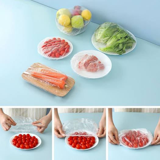 Màng bọc thực phẩm co giãn sử dụng lò vi sóng, chống bụi bẩn, côn trùng hình gấu dễ thương -Giadung24h