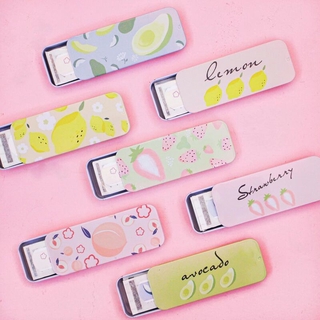 Hộp sắt băng dán cá nhân Trái cây