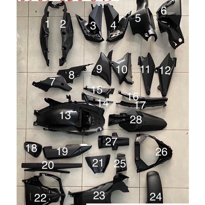 NHỰA NHÁM WINNER X  ZIN CHÍNH HÃNG HONDA