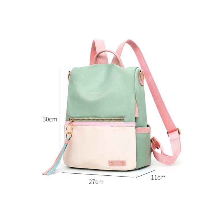 Ba Lô Đi Học Chống Trộm Sức Chứa Lớn Thiết Kế Đơn Giản Phong Cách Hàn Quốc Mới Cho Nữ