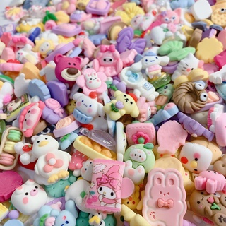 Charm xinh xắn cute Có kèm keo dán dễ thương, dán bình, gắn cột tóc, kẹp tóc