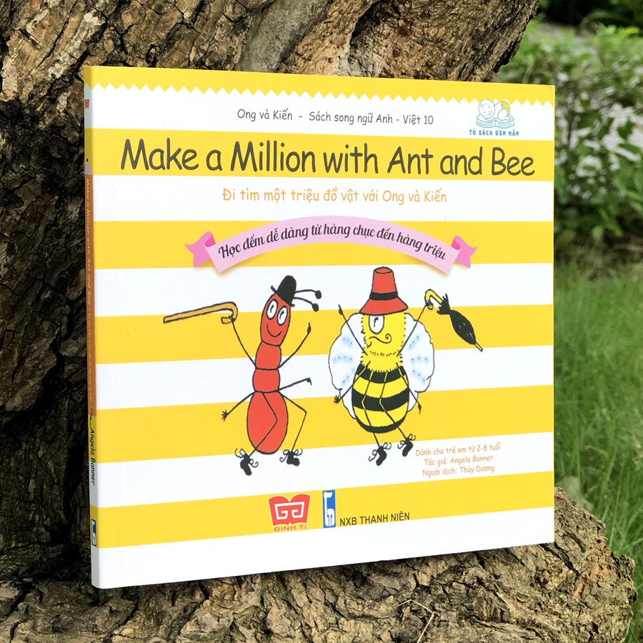 Sách - Ong và Kiến 10 - Đi tìm một triệu đồ vật với Ong và Kiến - Học đếm dễ dàng từ hàng chục đến hàng triệu