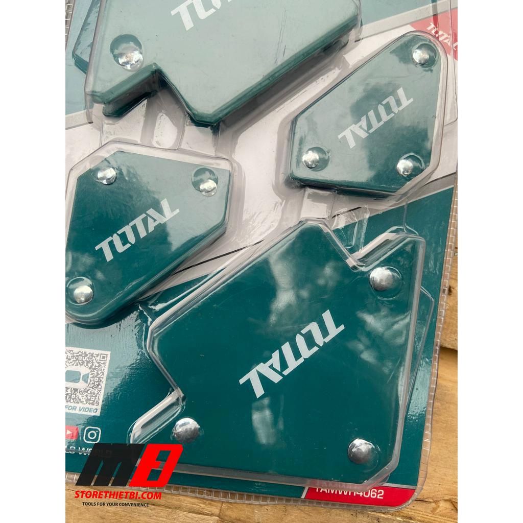 Bộ 4 ke góc nam châm hàn 3 góc / TOTAL / TAMWH4062.