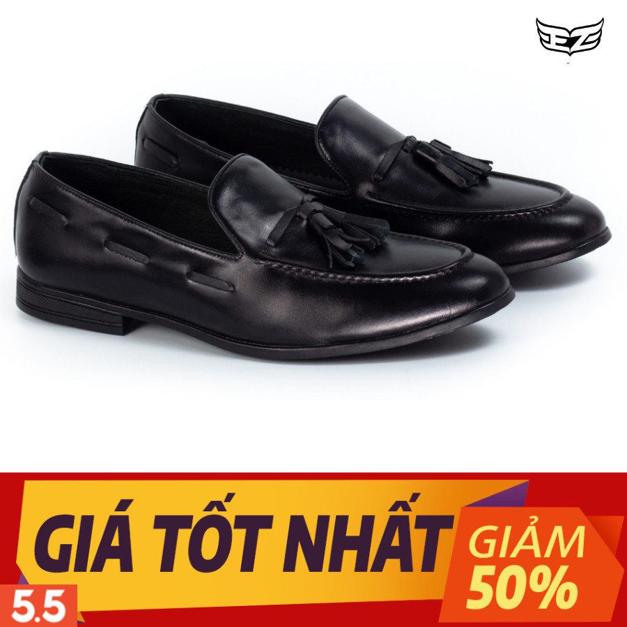 Giày Tassel Loafer Patina - Giày Lười Công Sở Nam Cao Cấp - Da Bò Nhập Khẩu - Đế Cao Su Đúc - Bảo Hành 12th Chính Hãng