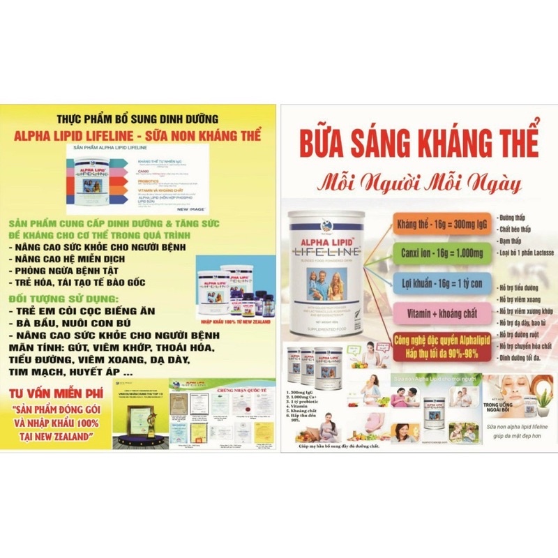 Sữa Non Alpha Lipid 450g Chính Hãng New Zealand (Combo 1 Sữa 1 Ly) | BigBuy360 - bigbuy360.vn