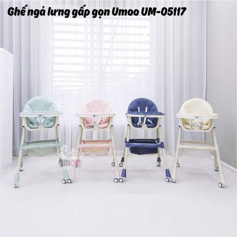 Ghế Ngả Lưng Gấp Gọn Có Bánh Xe Umoo UM-05117