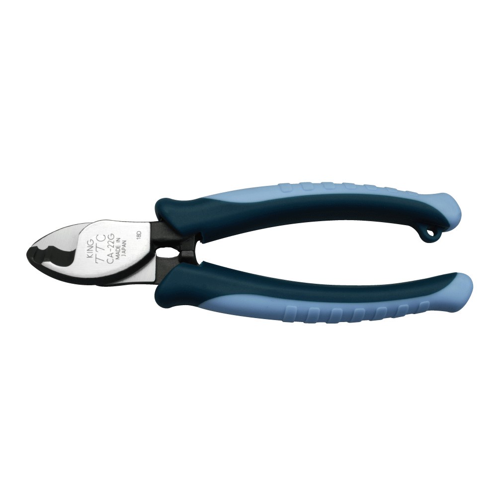 Kềm cắt cáp tay cầm đàn hồi Tsunoda CA-22G Made in Japan