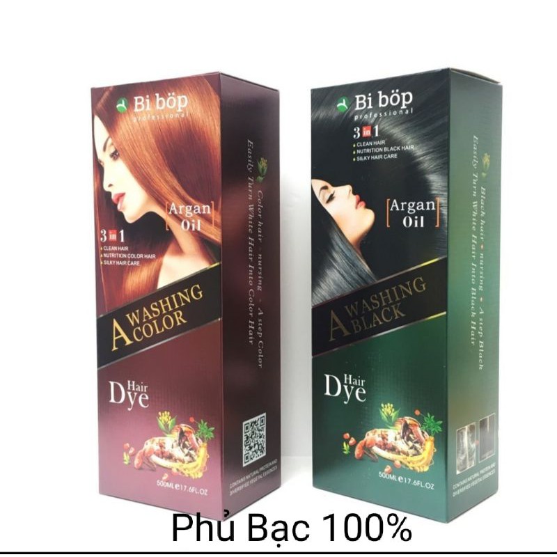 [FREESHIP] Dầu gội Nâu phủ bạc Hair Dye Collagen 500ml | BigBuy360 - bigbuy360.vn