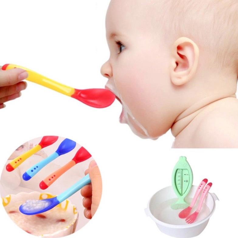 thìa báo nóng (xả kho )muỗng ăn dặm cho bé