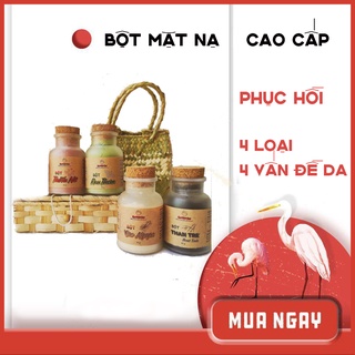 bột đắp mặt nạ trắng da, sáng da (CAO CẤP) dùng tại SPA QUÊ MỘT CỤC 50g (handmade)