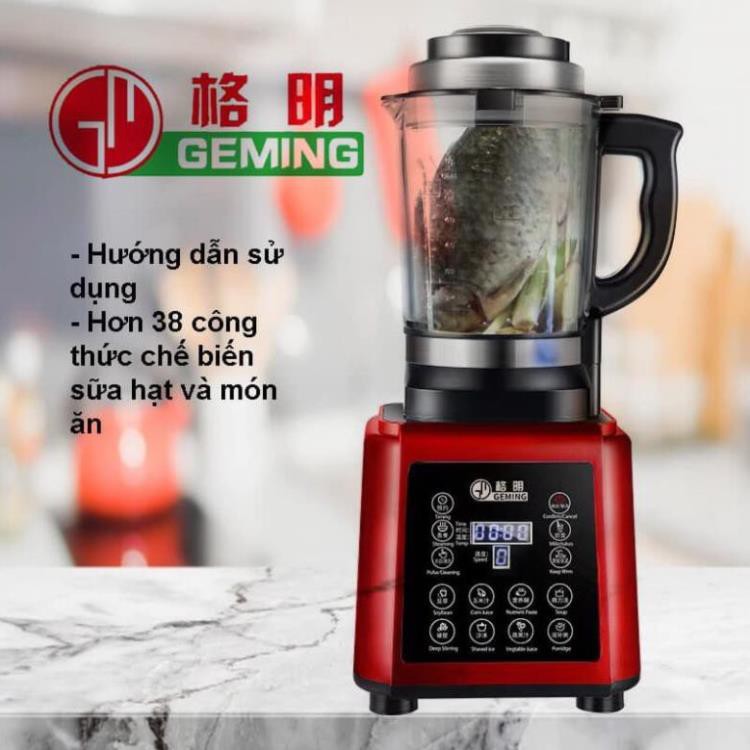 MÁY XAY NẤU ĐA NĂNG VÀ LÀM SỮA HẠT GEMING K20 (kèm quà tặng)