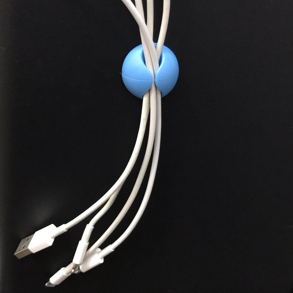 Nút dán tường tiện lợi giữ cố định dây điện, cáp sạc, dây tai nghe chống xoắn rối, màu sắc dễ thương, giá rẻ | BigBuy360 - bigbuy360.vn