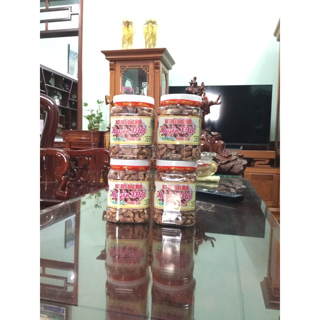 01kg Hạt Điều Rang Muối Loại 1 Xuất Khẩu (2 hộp hoăc 2 bịch như hình).