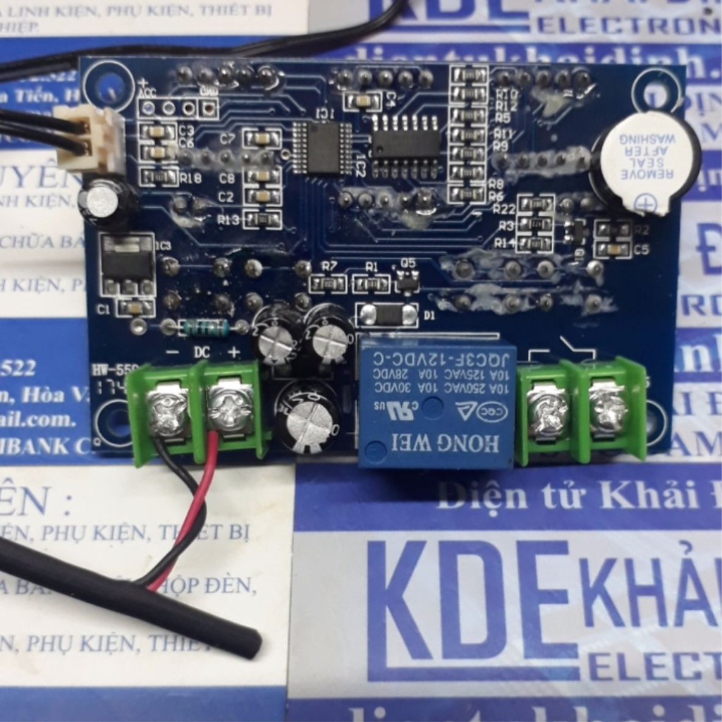 MODULE KHỐNG CHẾ NHIỆT ĐỘ TRÊN, DƯỚI XH-W1401 6 LED, 4 SWITCH kde4682