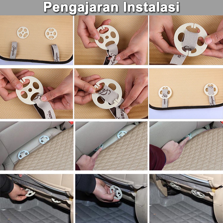 Vỏ bọc đệm ghế ngồi SEAMETAL hình vuông bằng vải lanh thoáng khí thoải mái chống trượt