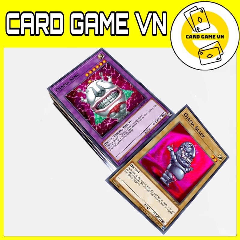 Bài YuGiOh - Bộ 45 lá bài Ojama Deck - Card Game VN