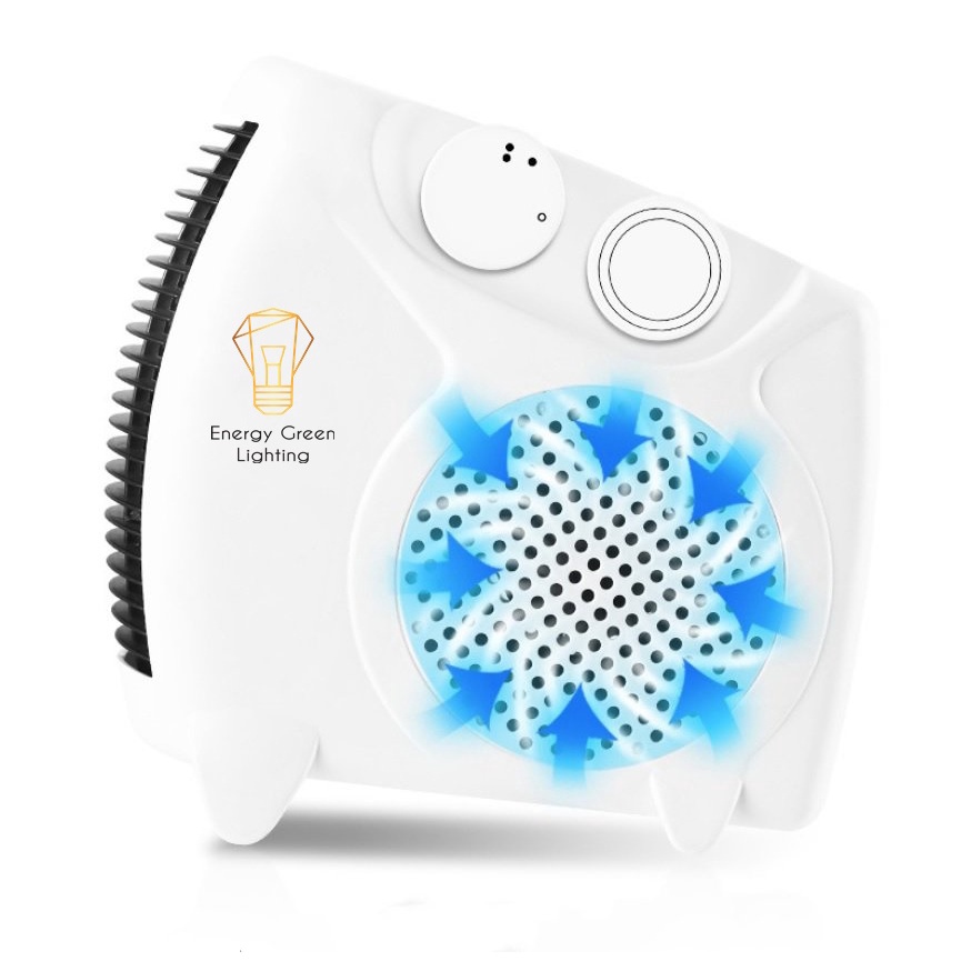 Máy sưởi để bàn Energy Green Lighting MS-305 - Tích hợp tản gió - Vỏ ABS chống cháy - Công Suất 500-800w - BH 1 Năm