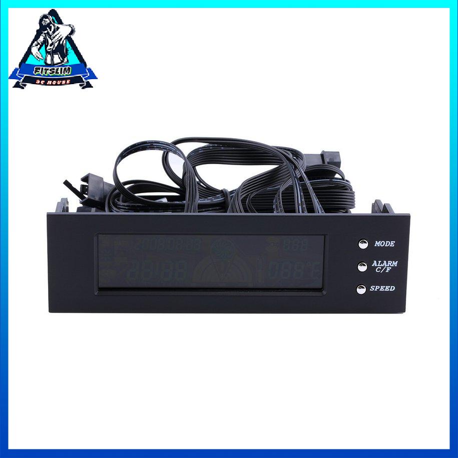 Bộ điều khiển tốc độ quạt máy tính 5,25 inch Màn hình LCD Mặt trước [8/8]