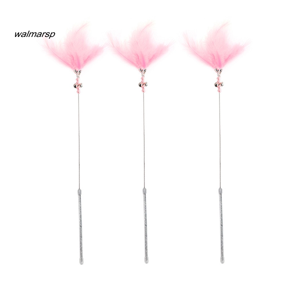 Gậy Trêu Mèo Đính Hạt / Lông Vũ / Chuông Vui Nhộn Độc Đáo