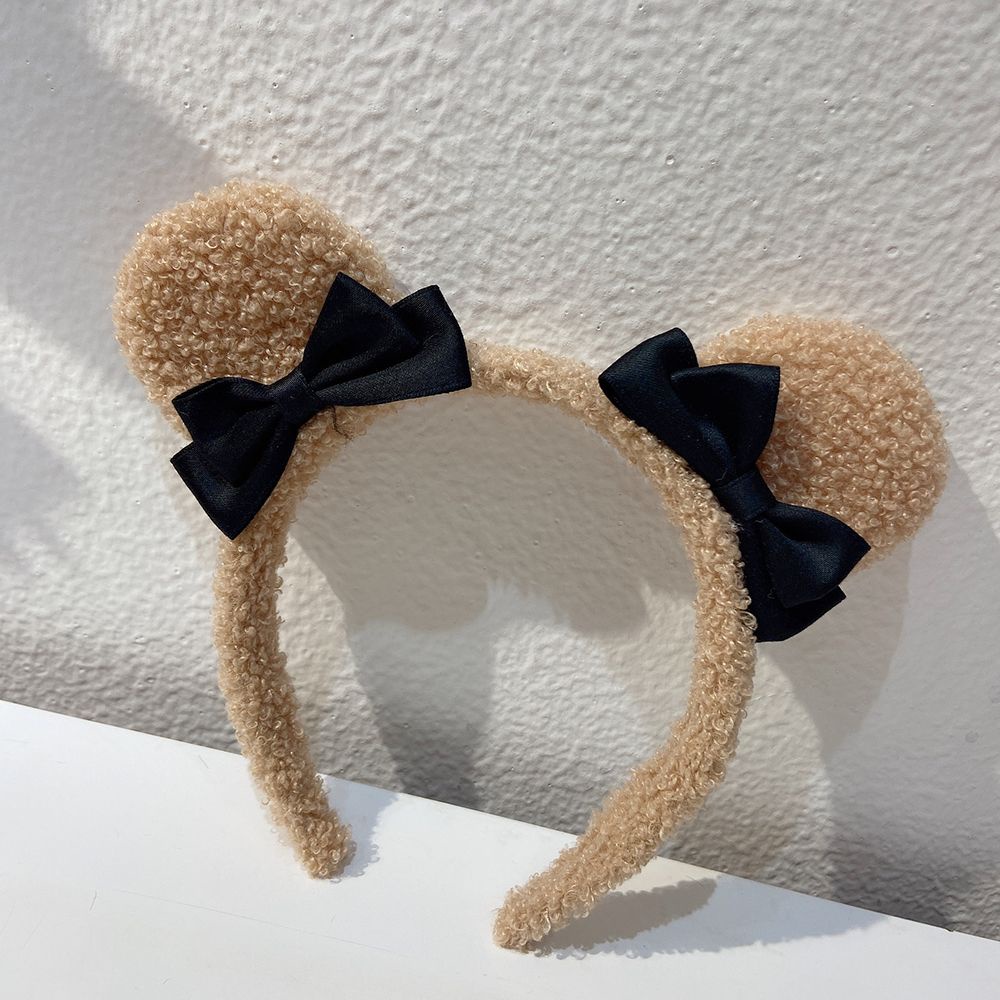 Băng đô tai gấu phong cách Hàn Quốc đơn giản thời trang cho nữ