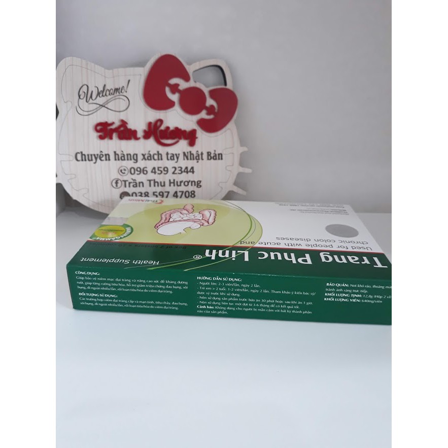 [Chính hãng] Tràng Phục Linh - Tái Tạo Và Phục Hồi Niêm Mạc Đại Tràng (Hộp 20 viên)