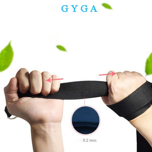 Dây đai tập yoga cotton dài 1,8m nhiều màu sắc có khoá kim loại điều chỉnh hỗ trợ an toàn NAVAS