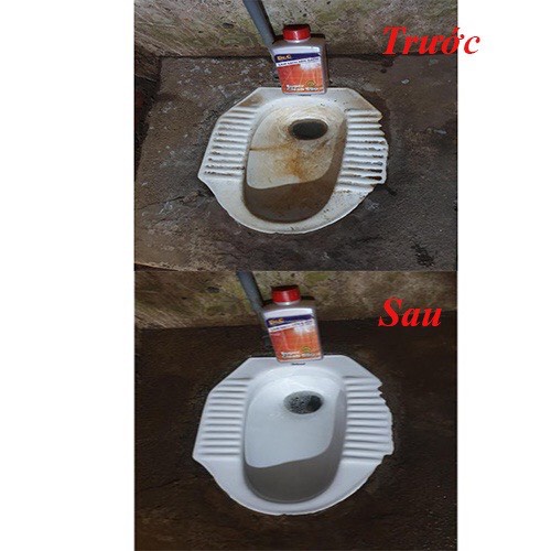 CHAI DRC S90 1000ML TẨY NỀN GẠCH, BỒN CẦU, NỀN NHÀ VỆ SINH CHÍNH HÃNG SIÊU SẠCH