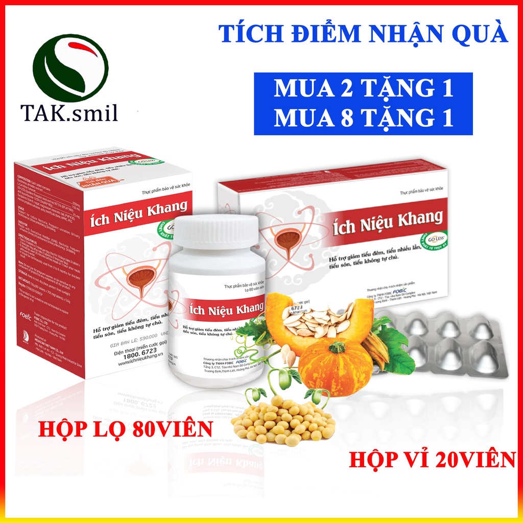 ÍCH NIỆU KHANG- KHỎI LO TIỂU ĐÊM