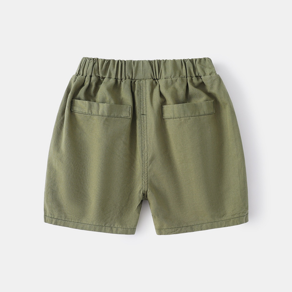 Quần Short Kaki co giãn WELLKIDS bé trai Quần đùi đơn giản trẻ em từ 2-8 tuổi