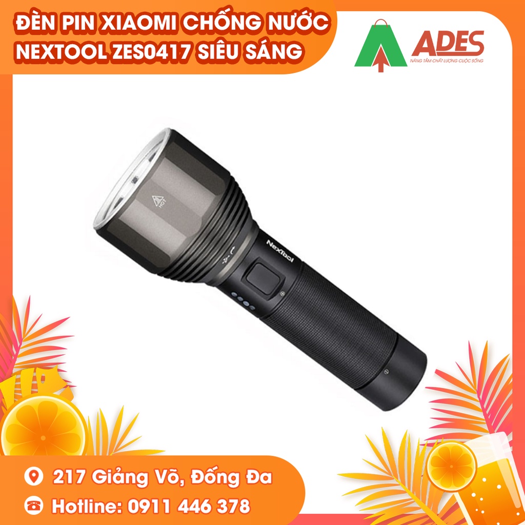 Đèn pin Xiaomi chống nước Nextool ZES0417 siêu sáng - Bảo Hành Chính Hãng