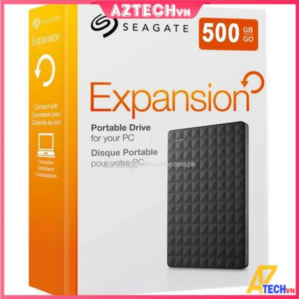 Ổ CỨNG DI ĐỘNG 500GB HDD SEAGATE EXPANSION 2.5'' USB 3.0 - BẢO HÀNH 24 THÁNG 1 ĐỔI 1