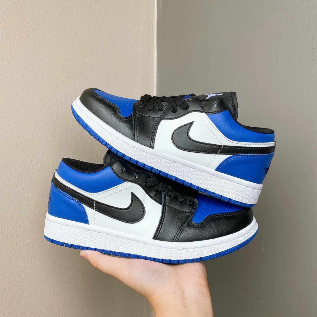 Giày thể thao jd royal toe xanh đen thấp