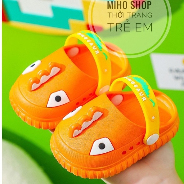 Dép Sục Dinosaur Siêu Cưng Cực Mềm Êm Chân Cho Bé Trai Bé Gái