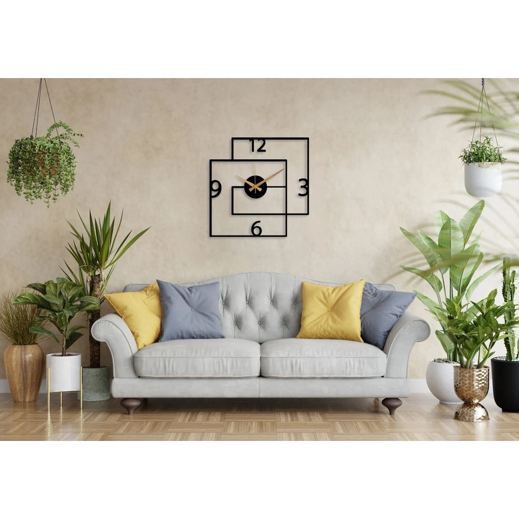 Đồng hồ treo tường Thegioipuzzle bằng kim loại bền đẹp DH004