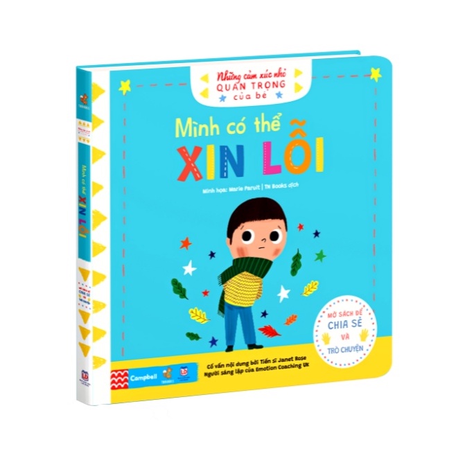 Sách - Những cảm xúc nhỏ quan trọng của bé - Mình có thể xin lỗi ( 0-6 tuổi )
