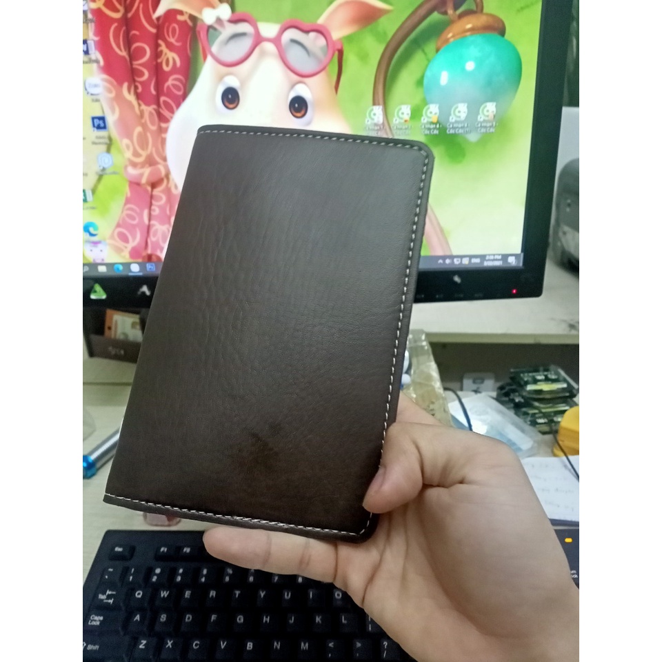 Ví da Honda, Hyundai, Kia, Toyta  logo theo xe dành cho ô tô đựng giấy tờ bỏ bên trong bảo vệ