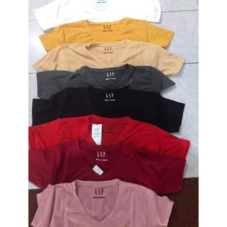 Tuyệt Áo thun nữ❤️freeship❤️giảm 5k khi nhập mã [zabu5k] Áo phông nữ gap tay ngắn cổ tim hot 2020 at01 chuẩn