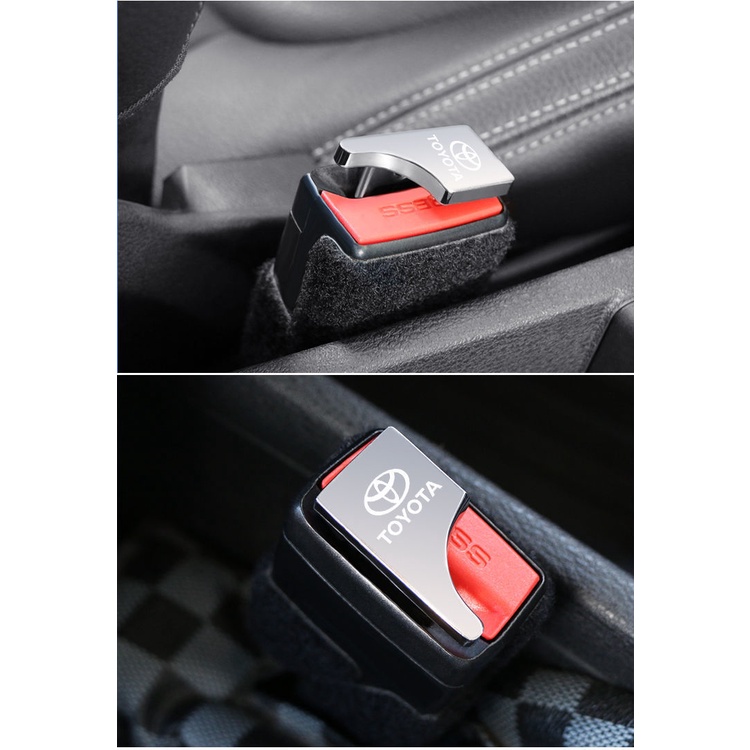 Chốt Cài Dây An Toàn Ô Tô Bằng HỢP KIM ĐEN Siêu Bền Dành Cho Mercedes,BMW,Hyundai,Toyota,Mazda,Kia... [Hàng Cao Cấp]