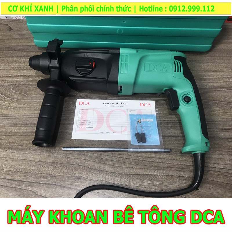 Máy khoan 3 chức năng chính hãng DCA, máy khoan bê tông AZC05 -26B