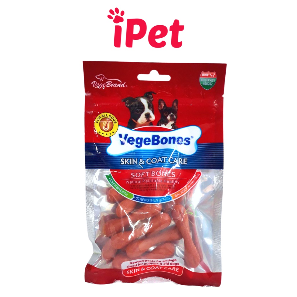 Xương Gặm Thưởng Ăn Vặt Sạch Răng Thơm Miệng Cho Chó VegeBones - iPet Shop