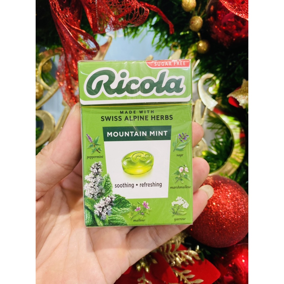 Kẹo thảo mộc ngậm ho Original các vị hiệu Ricola