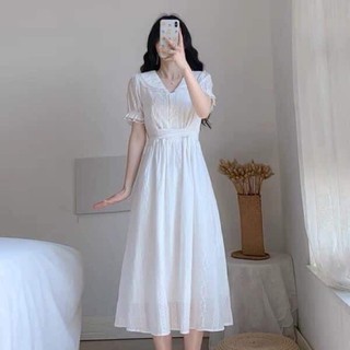 ORDER váy trắng tiểu thư