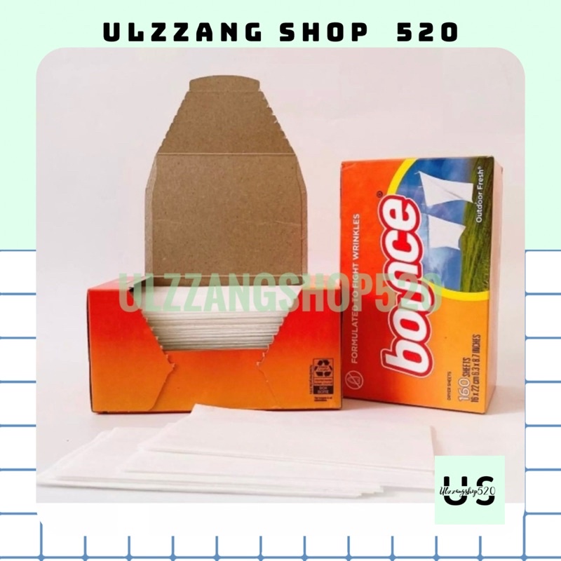 Giấy thơm quần áo sang trọng Bounce hương tươi mới, tự nhiên Nhập Khẩu Mỹ Ulzzangshop520